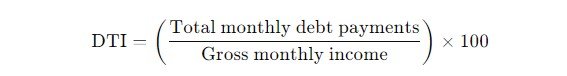 DTI Formula